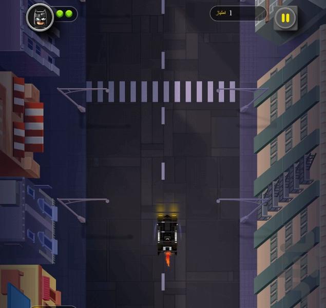 بازی بتمن رانندگی در گاتهام - Gameplay image of android game