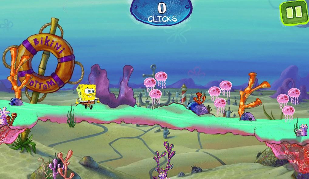 بازی باب اسفنجی ماجراجو - Gameplay image of android game