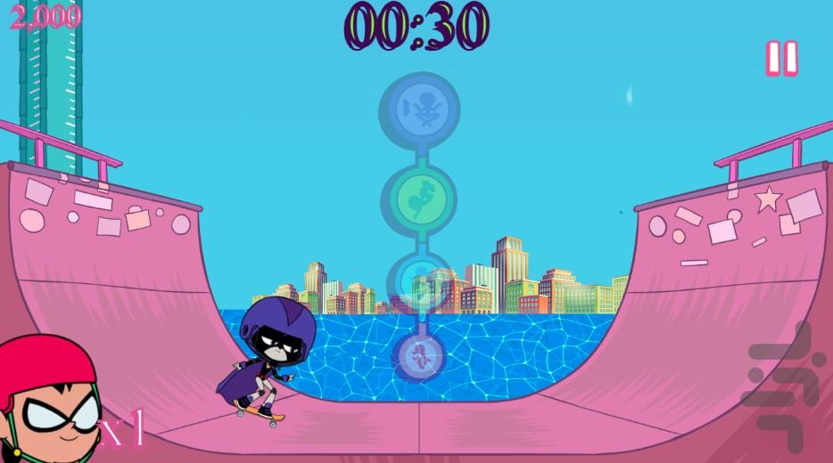 بازی اسکیت سواری تیتان ها - عکس بازی موبایلی اندروید