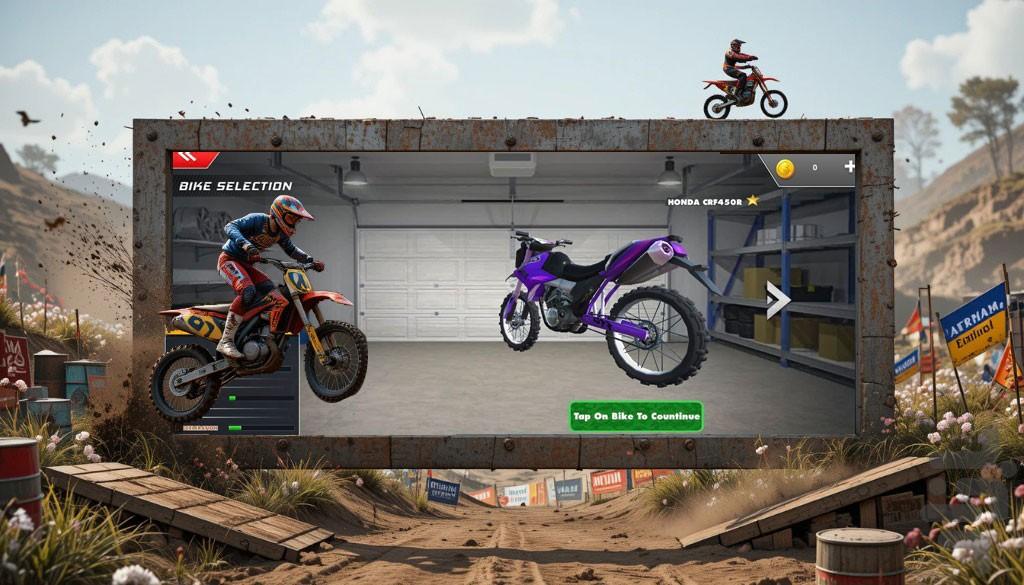بازی موتور مسابقه ای - Gameplay image of android game
