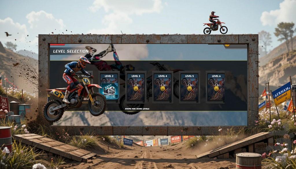 بازی موتور مسابقه ای - Gameplay image of android game