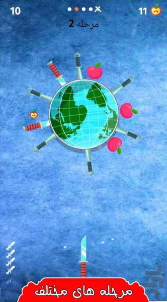 چاقو بازی - عکس بازی موبایلی اندروید