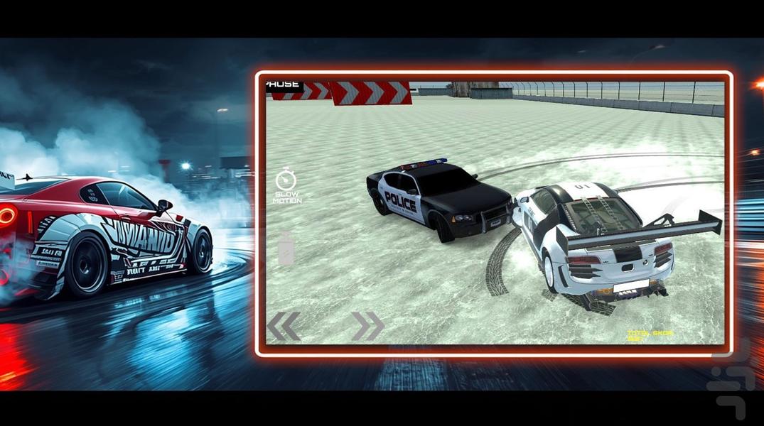 بازی دریفت ماشین مسابقه ای - Gameplay image of android game