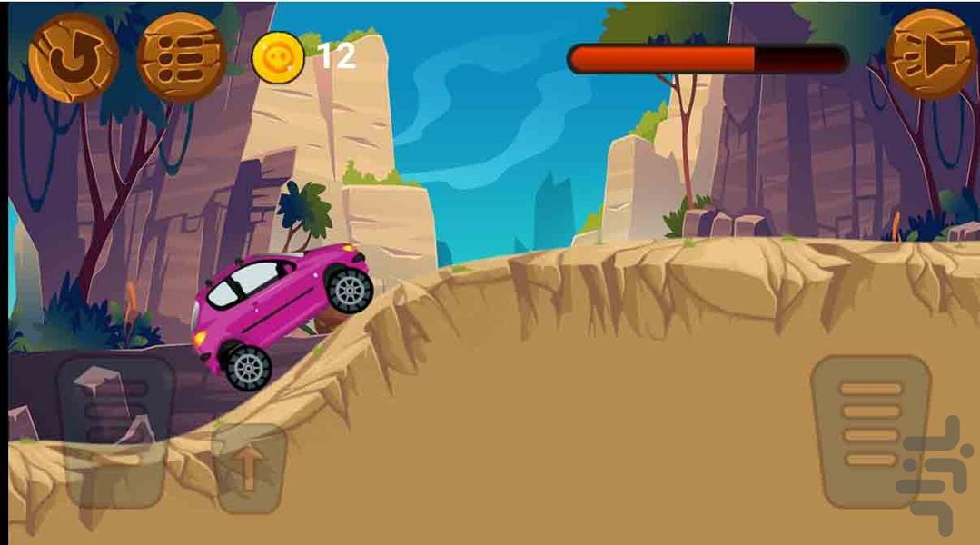 بازی رانندگی با 206 - Gameplay image of android game