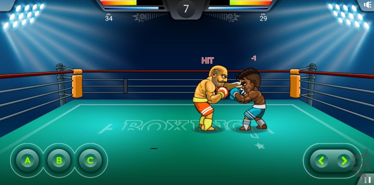 بوکس بازی - Gameplay image of android game