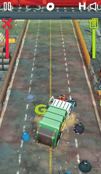 بازی ماشین زباله - Gameplay image of android game