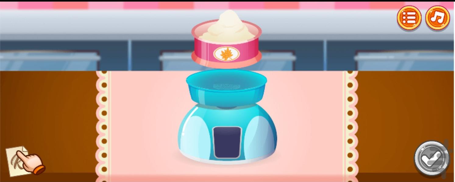 بازی اشپزی پخت دونات - Gameplay image of android game