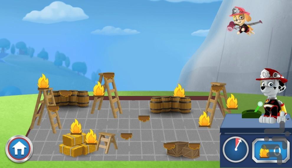 بازی سگ های نگهبان آتش نشان - عکس بازی موبایلی اندروید