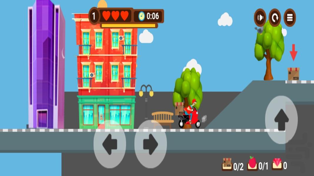 پیک موتوری کودکانه - Gameplay image of android game