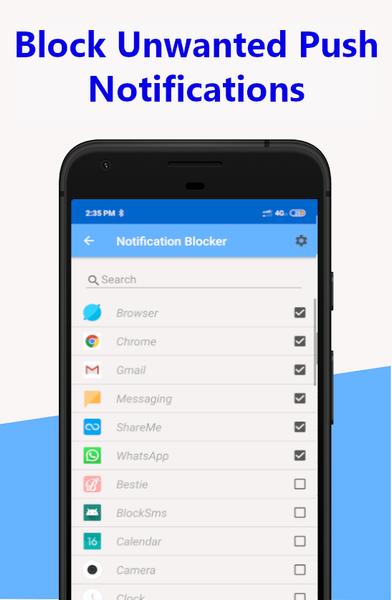Notification Blocker, Schedule - عکس برنامه موبایلی اندروید