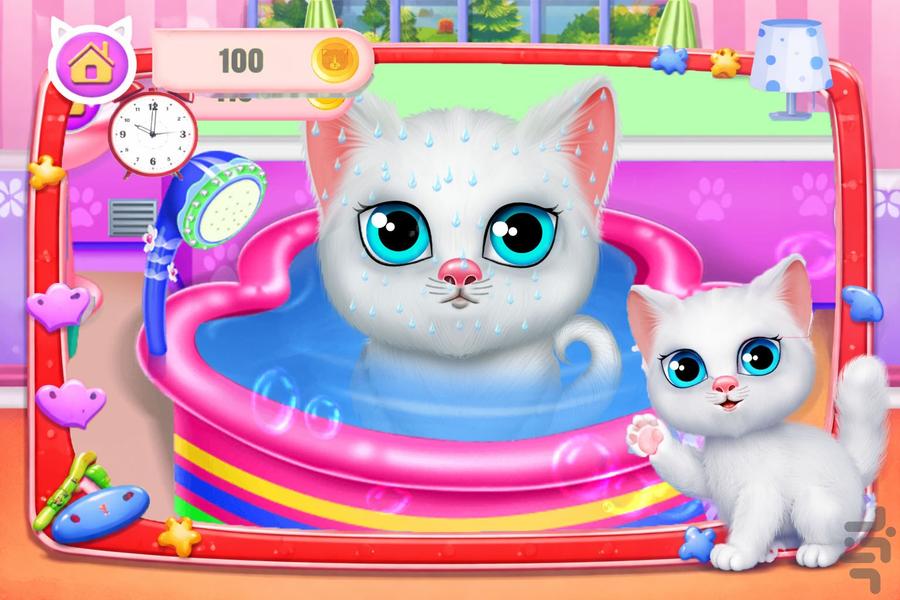 بازی مراقبت از کیتی - عکس بازی موبایلی اندروید