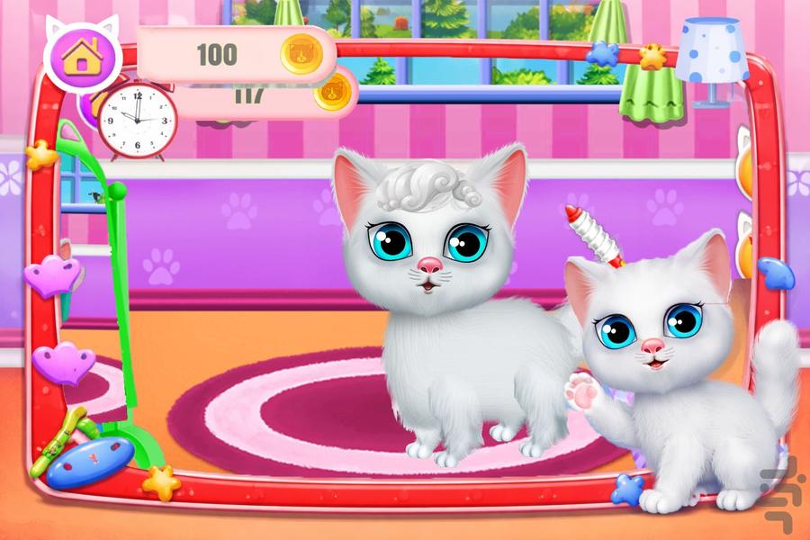 بازی مراقبت از کیتی - عکس بازی موبایلی اندروید