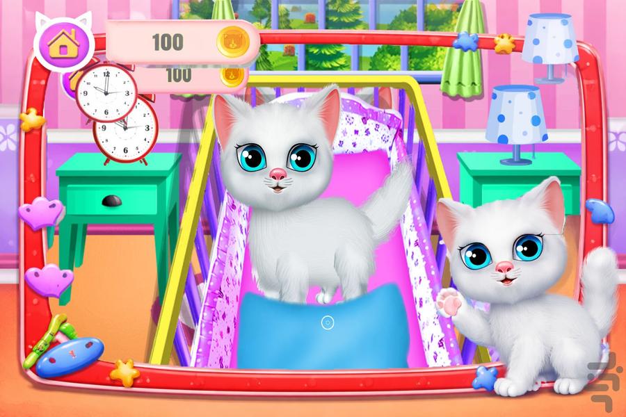بازی مراقبت از کیتی - عکس بازی موبایلی اندروید