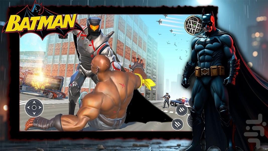 بازی بتمن - Gameplay image of android game