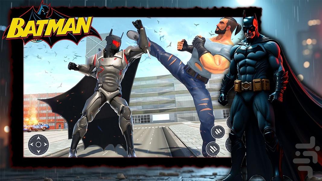 بازی بتمن - Gameplay image of android game