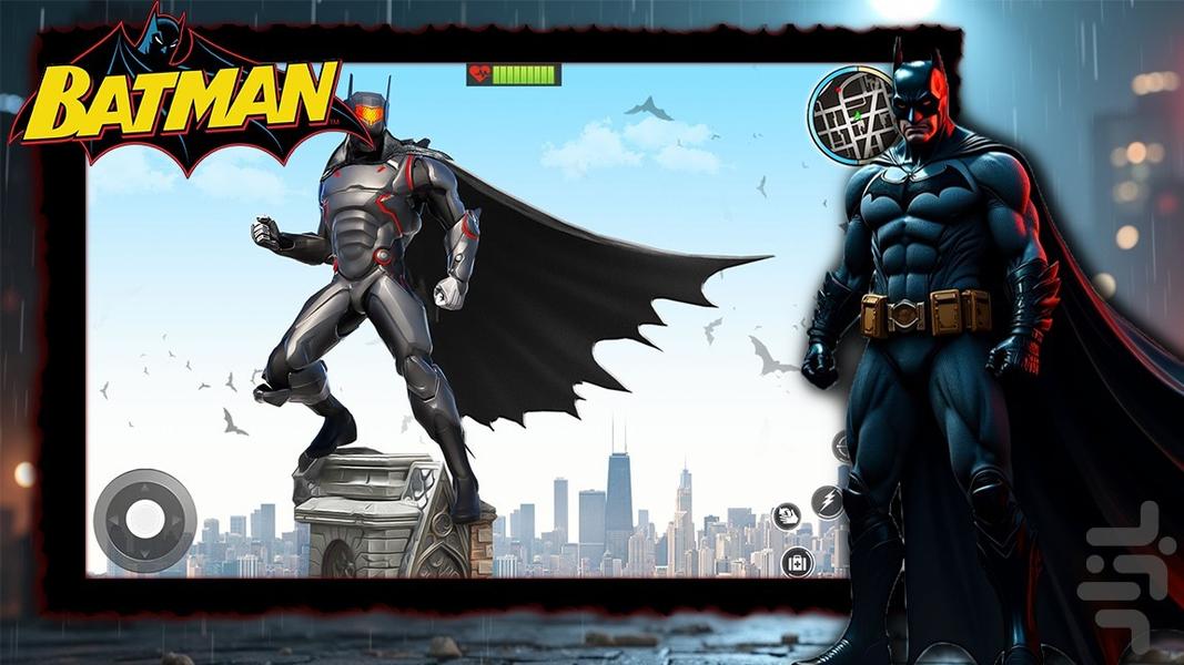 بازی بتمن - Gameplay image of android game