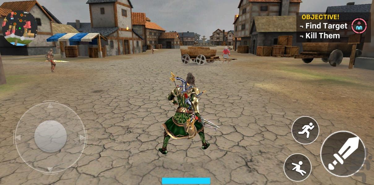 شمشیر بازی - Gameplay image of android game