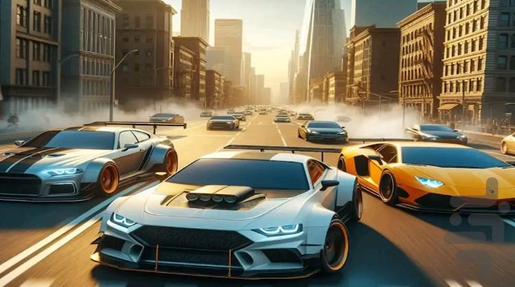 بازی ماشین مسابقه ای - Gameplay image of android game