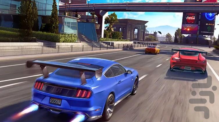 بازی ماشین مسابقه ای - Gameplay image of android game