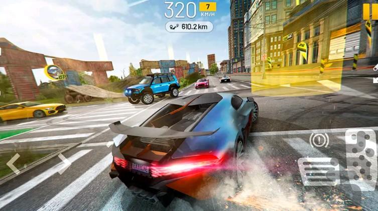بازی ماشین مسابقه ای - Gameplay image of android game