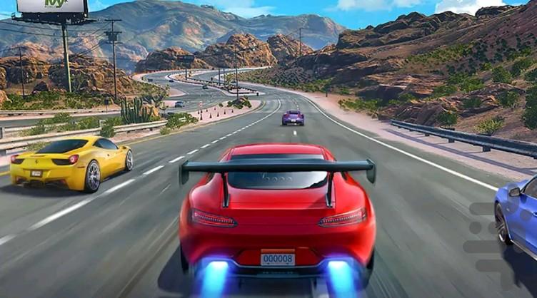 بازی ماشین مسابقه ای - Gameplay image of android game