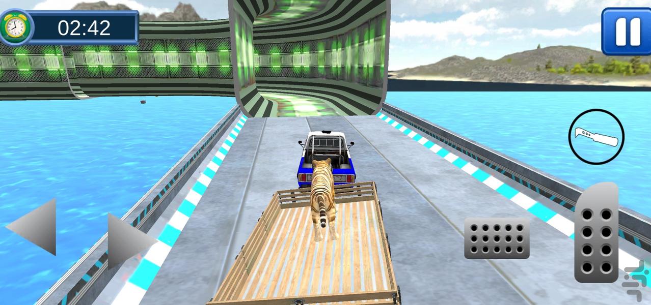 بازی ماشین حمل حیوانات - Gameplay image of android game
