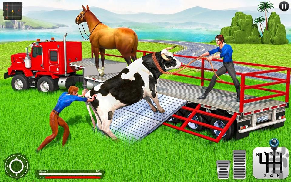 ماشین بازی حمل حیوانات - Gameplay image of android game