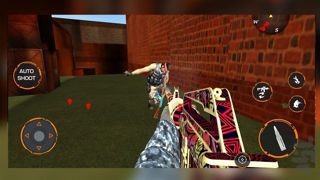 بازی تفنگی کلاشینکف - Gameplay image of android game