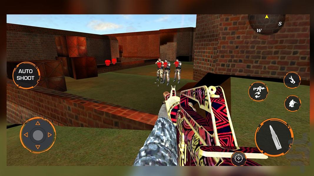 بازی تفنگی کلاشینکف - Gameplay image of android game