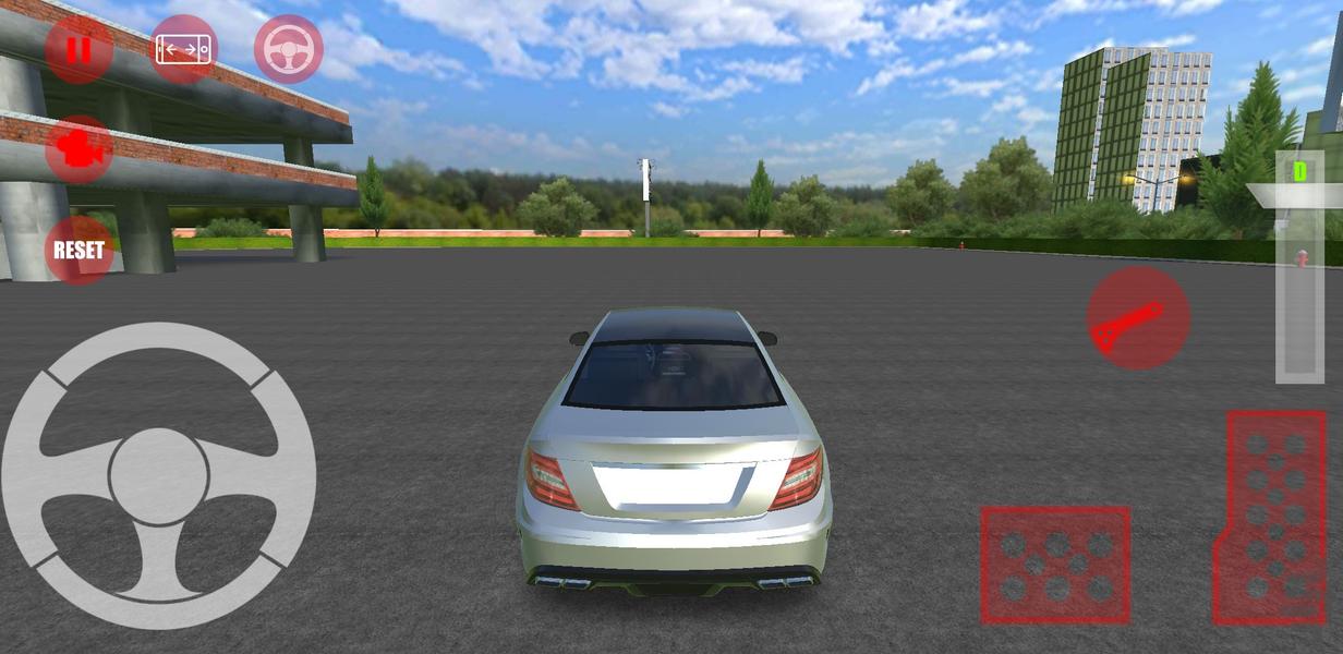 بازی رانندگی با مرسدس بنز - Gameplay image of android game
