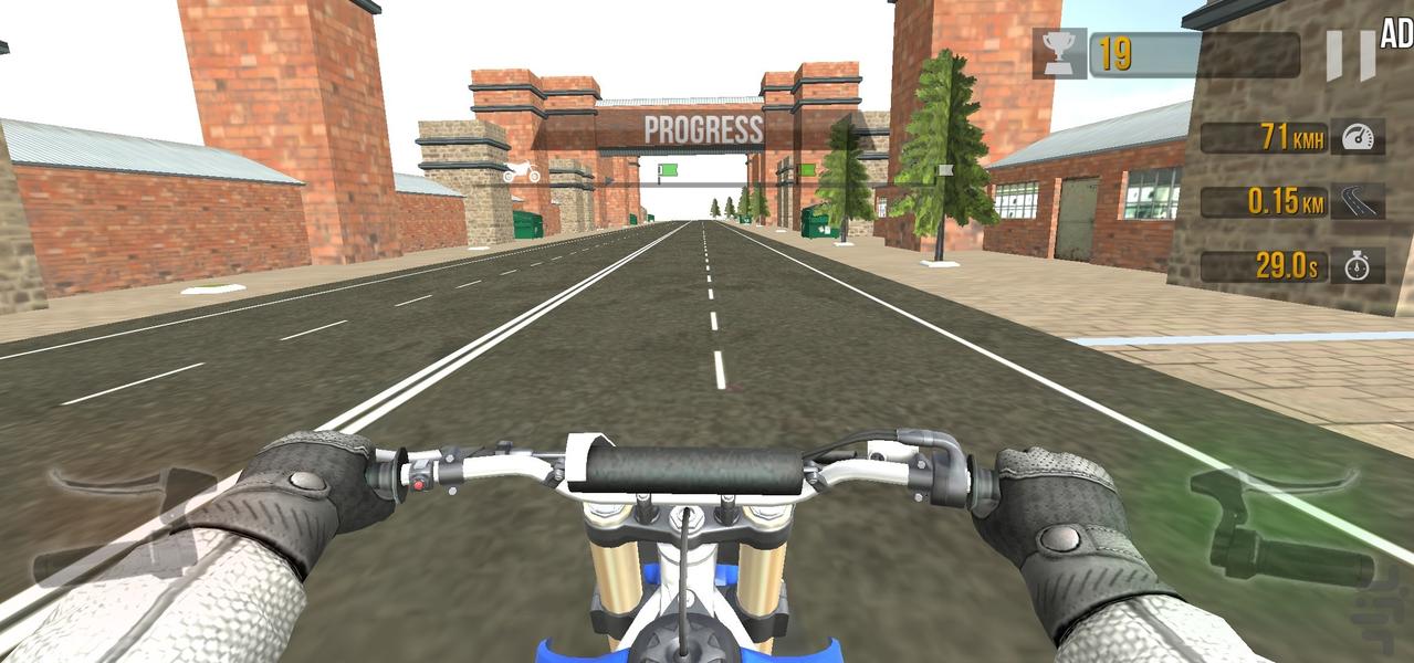 بازی جدید موتور سواری - Gameplay image of android game