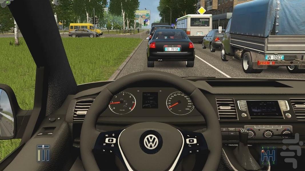 بازی رانندگی با ماشین مسابقه - Gameplay image of android game