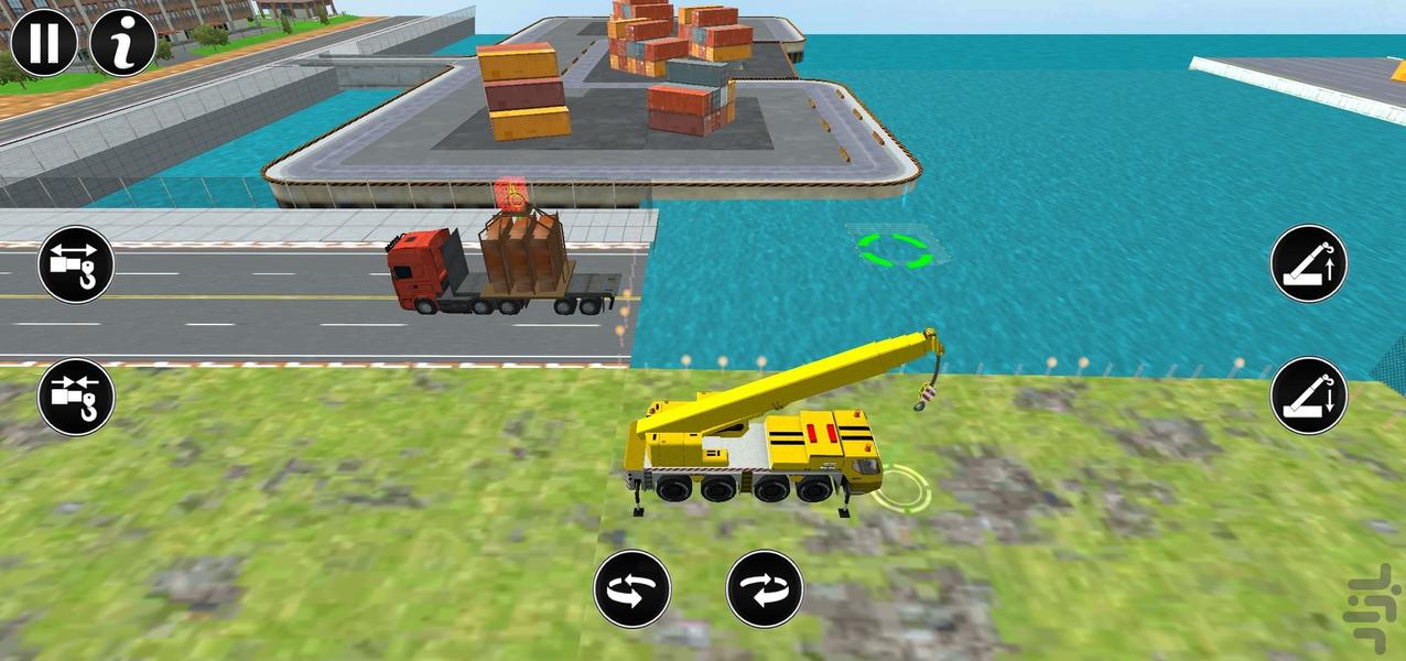 ماشین بازی ساخت راه و ساختمان - عکس بازی موبایلی اندروید