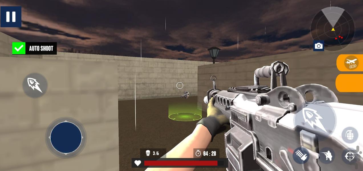 بازی تفنگی قرارگاه - Gameplay image of android game
