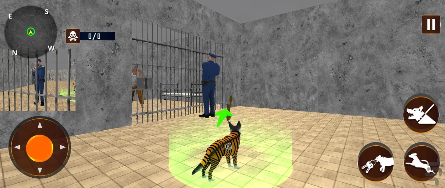بازی سگ پلیس - Gameplay image of android game