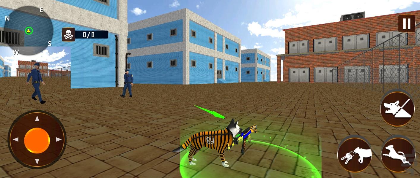 بازی سگ پلیس - Gameplay image of android game