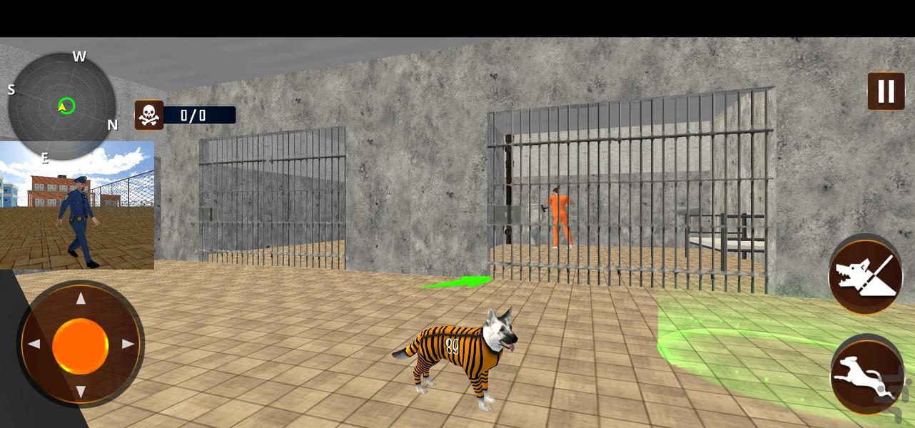 بازی سگ پلیس - Gameplay image of android game