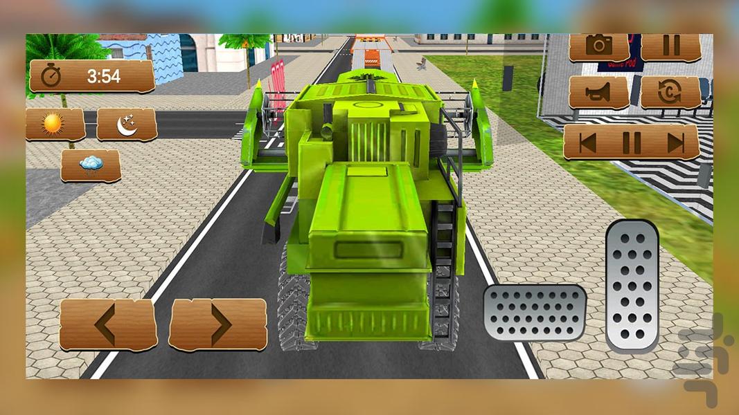 بازی تراکتور سواری - Gameplay image of android game