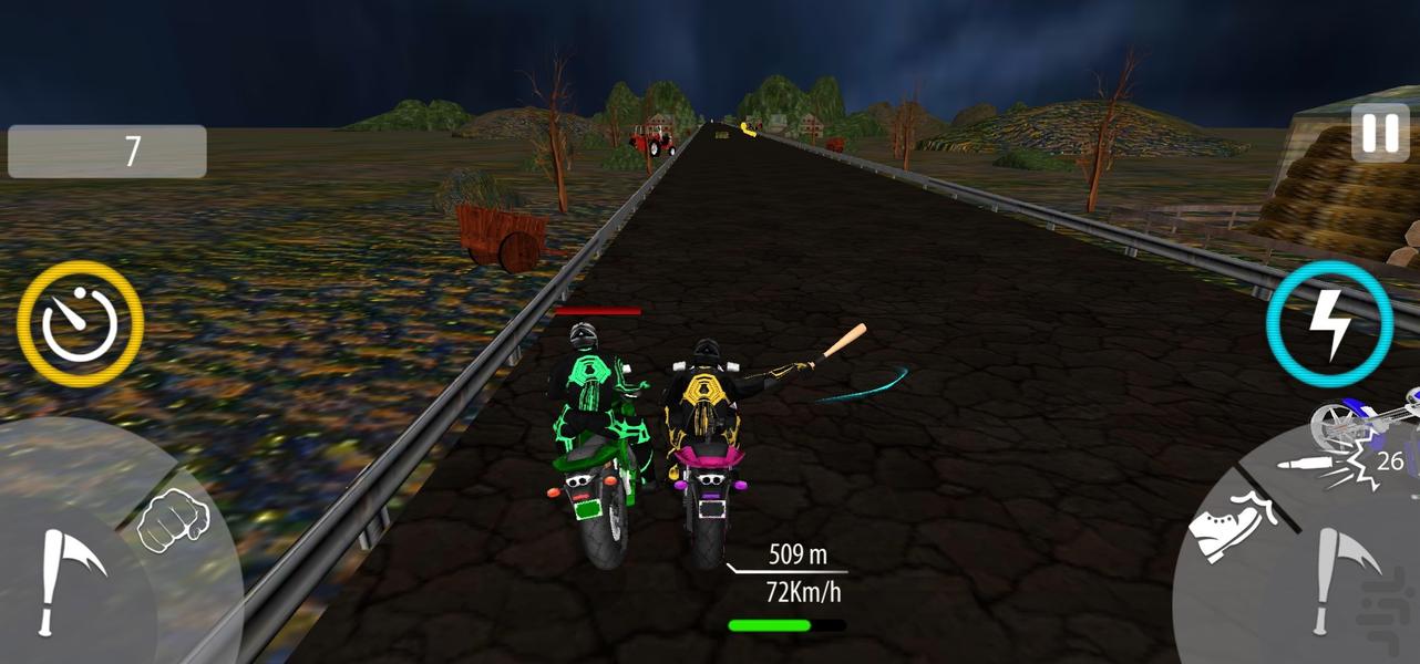 بازی موتور کراش - Gameplay image of android game
