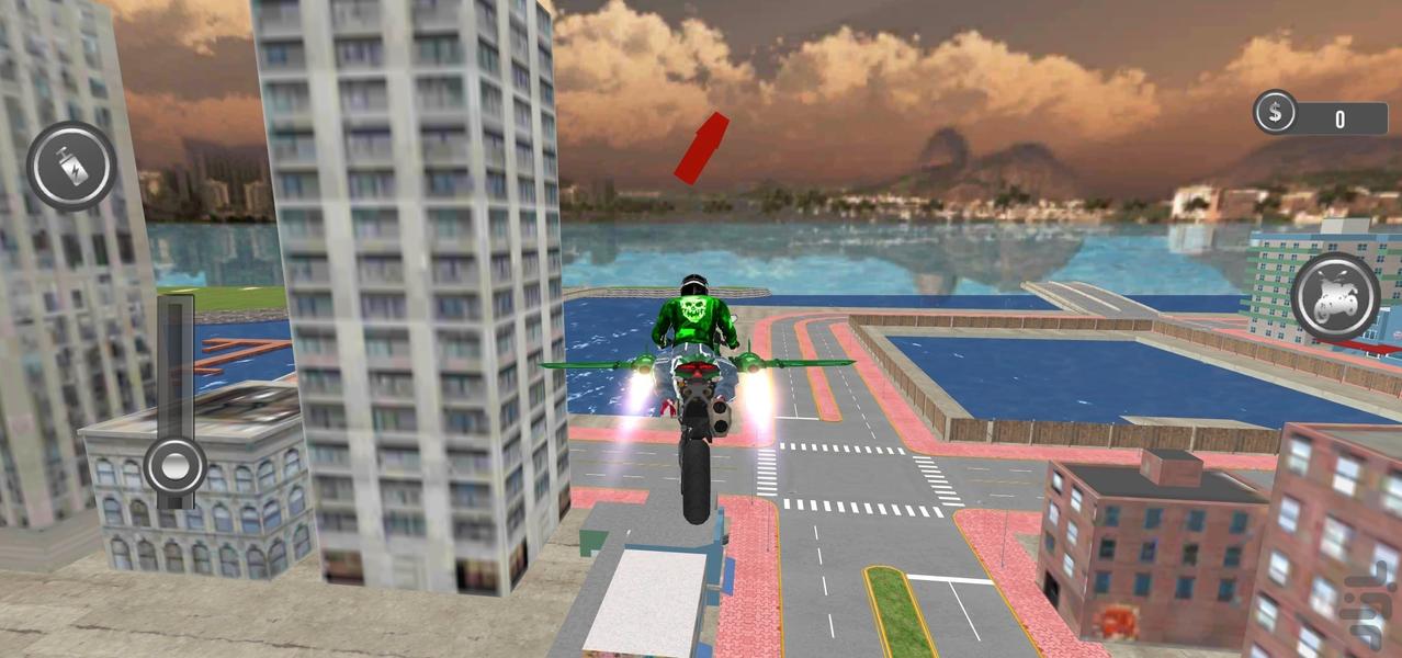 بازی موتور پرنده - Gameplay image of android game