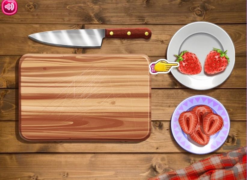 بازی ساخت کیک میوه ای - عکس بازی موبایلی اندروید
