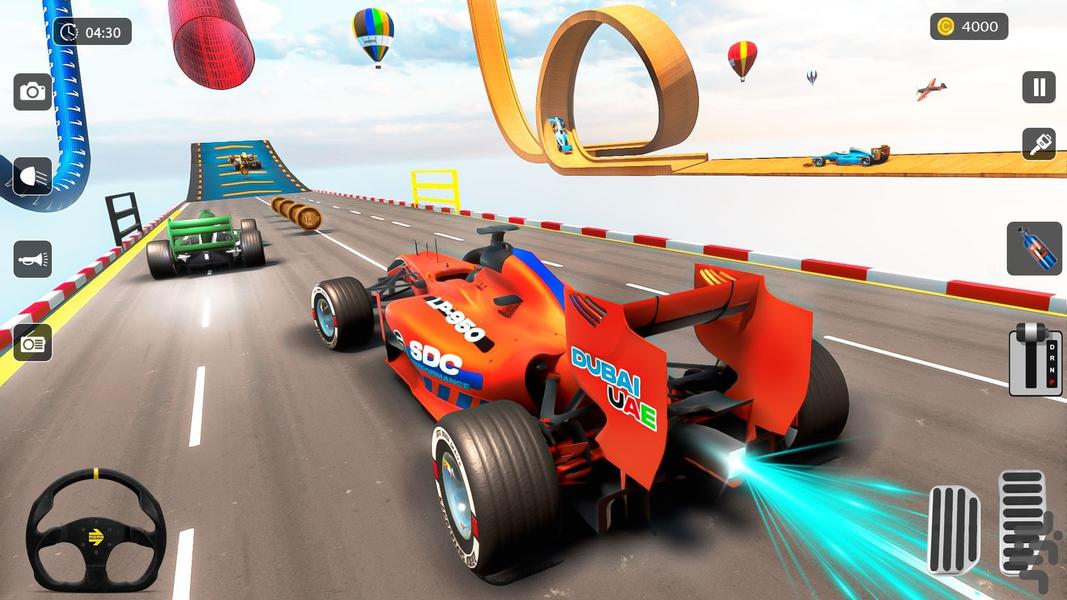 بازی ماشین مسابقه فرمول یک - Gameplay image of android game