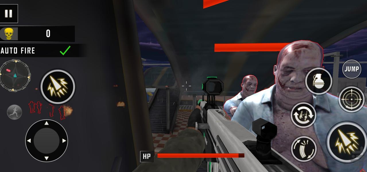 بازی تفنگی زامبی - Gameplay image of android game