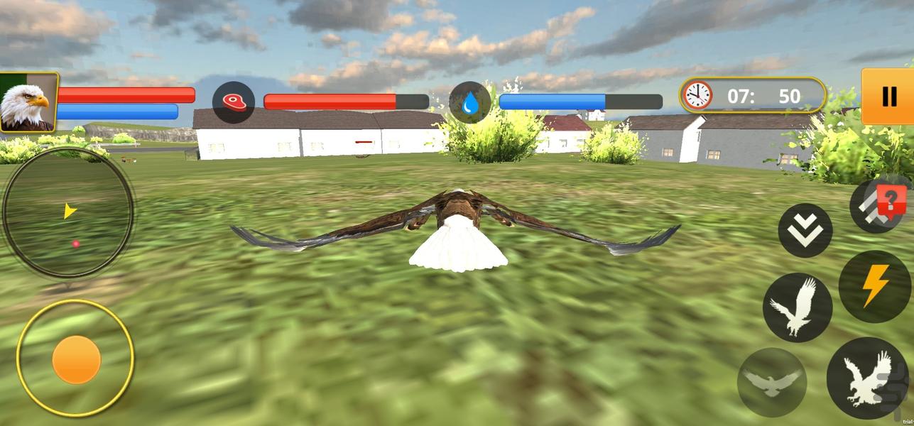 بازی عقاب شکارچی | شکار در آسمان - عکس بازی موبایلی اندروید