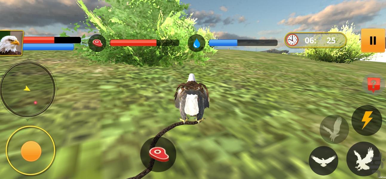 بازی عقاب شکارچی | شکار در آسمان - عکس بازی موبایلی اندروید