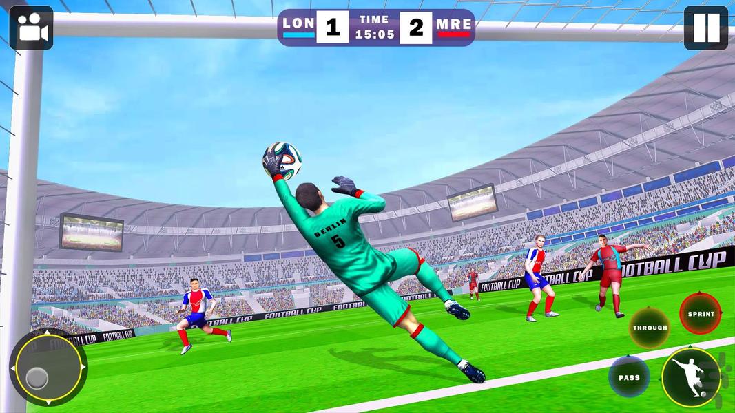 بازی فیفا 2023 - Gameplay image of android game