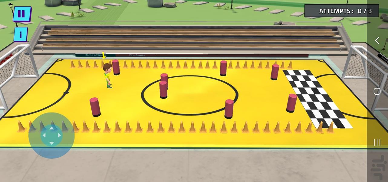 بازی فوتبال لیگ برتر - Gameplay image of android game