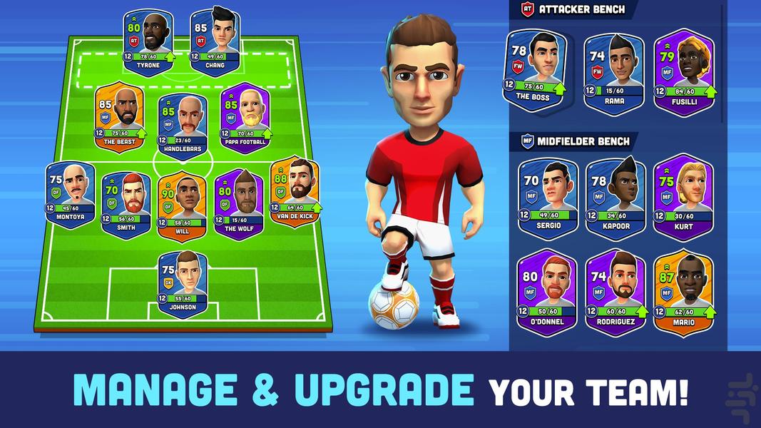 بازی فوتبال لیگ برتر - Gameplay image of android game