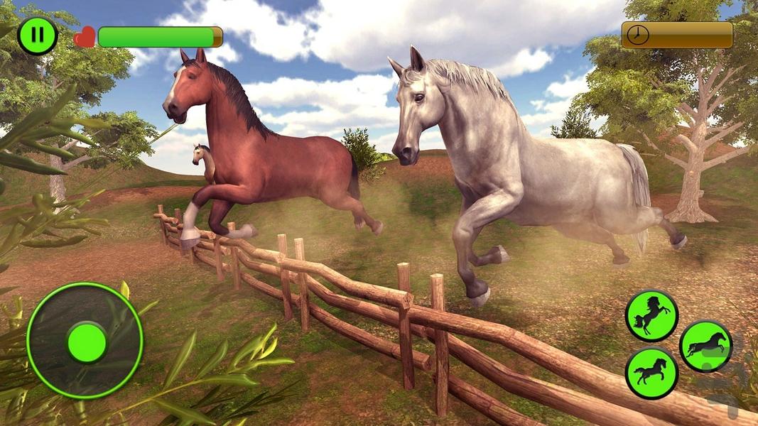 بازی اسب سواری جدید - Gameplay image of android game