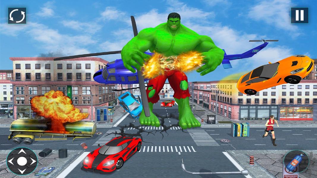 بازی جدید هالک خشمگین - Gameplay image of android game